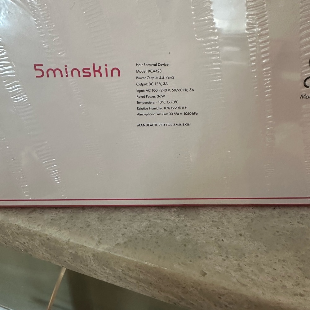 5minskin Hair Removal Device